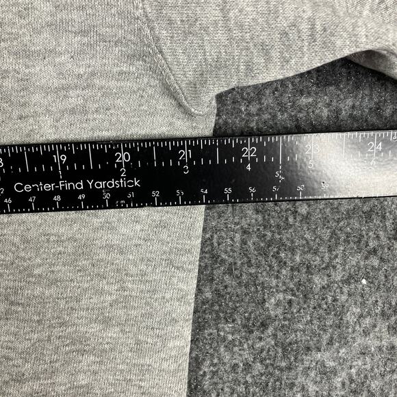 Starter Crewneck Sweatshirt Mens L Gray Plain Pullover Classic Athletic Vintage - Picture 5 of 7